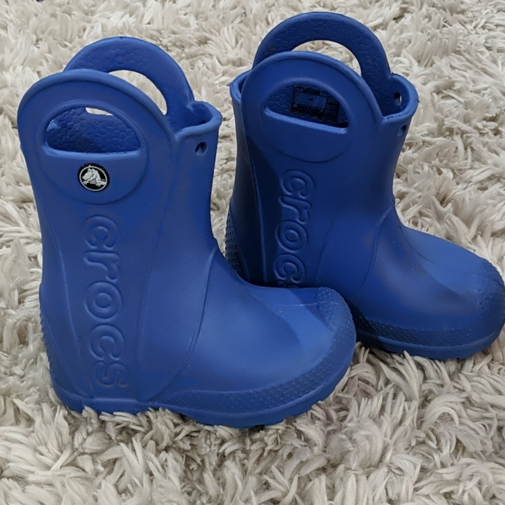 Toddler 6 boys croc boots